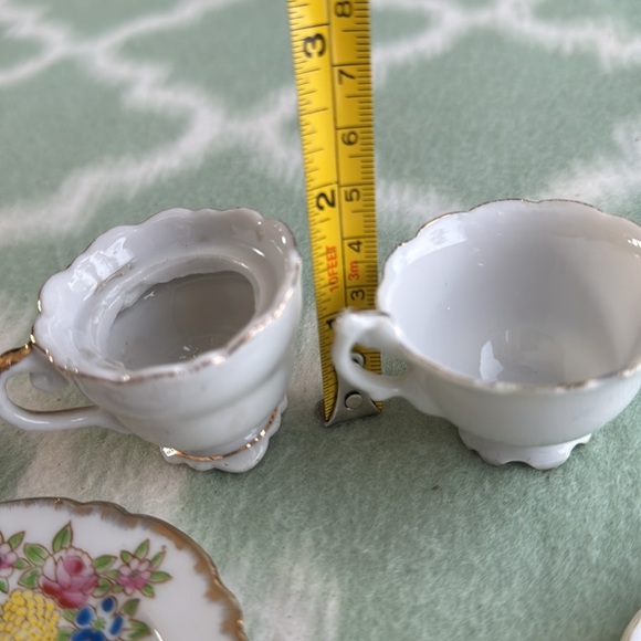 Vintage Japan miniature Floral Teacup Sets - Picture 5 of 5